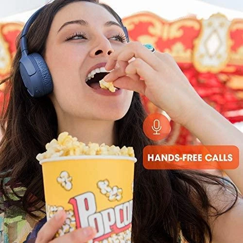 Lengvos ir patogios belaidės Ausinės JBL Tune 510BT Pure Bass sound su mikrofonu, Baltos