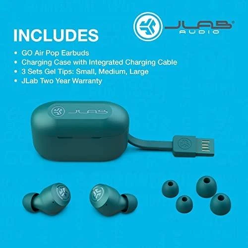 Ausinės Jlab Go Air Pop žalia