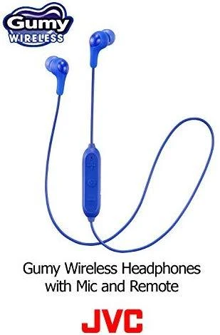 Į ausis įkišamos belaidės ausinės JVC HA-FX9BT-BE "Gumy", Juodos