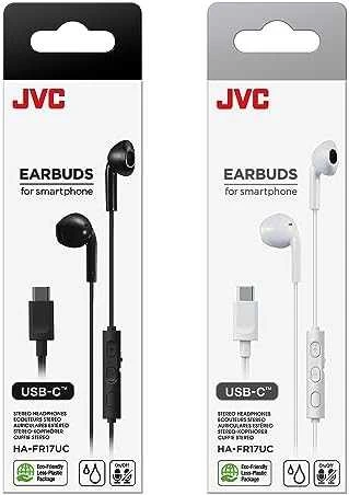 JVC, HA-FR17UC-BU, juodos sp. dinaminės ausinės