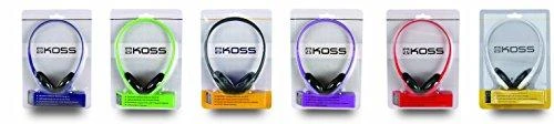 Koss | Ausinės | KPH7k | su laidu | Ant ausų uždedamos | Juodas