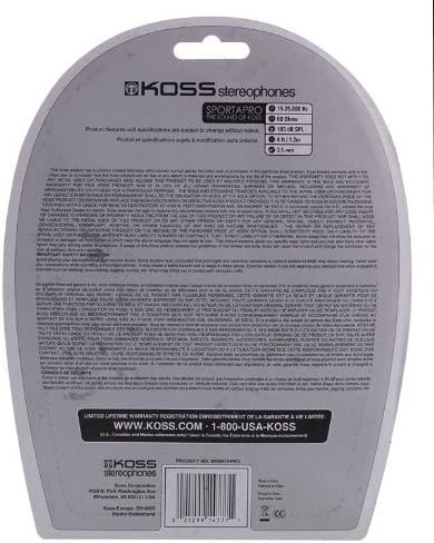 Koss | Ausinės | SPORTA PRO | su laidu | Ant ausų uždedamos | Juodas