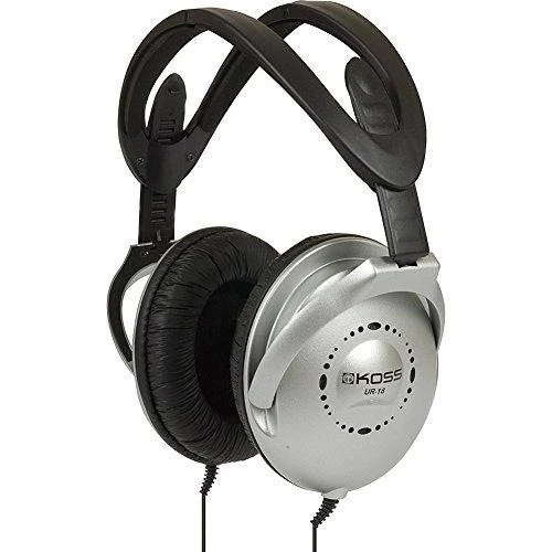 Koss | Ausinės | UR18 | su laidu | Ant ausų uždedamos | Sidabrinis | Noise canceling