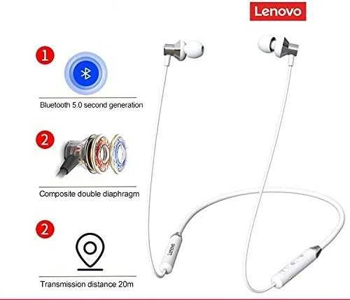 Lenovo HE05 belaidės ausinės: techninių savybių schema