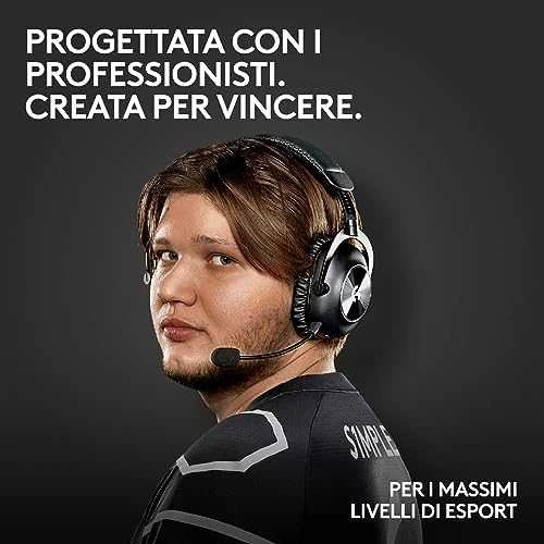 Logitech G Pro X 2 Lightspeed belaidės ausinės žaidimams, Rožinės spalvos