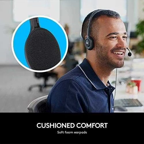 Universalios ausinės Logitech H111, su mikrofonu, 3,5mm jungtis