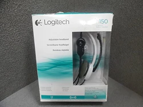 LOGITECH H150 ausinės su mikrofonu, baltos