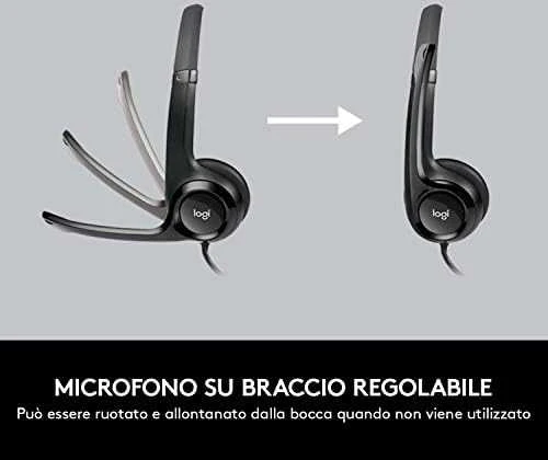 Universalios ausinės Logitech H390, su mikrofonu, USB jungtis