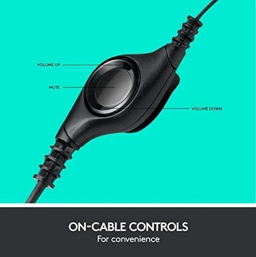 Universalios ausinės Logitech H390, su mikrofonu, USB jungtis