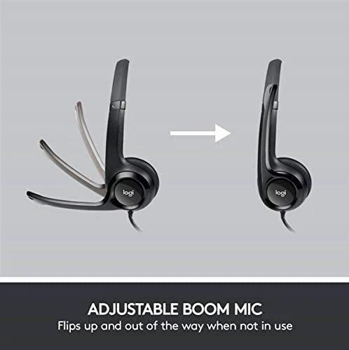 Universalios ausinės Logitech H390, su mikrofonu, USB jungtis