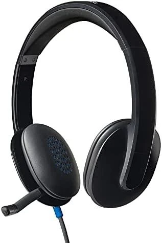Universalios Ausinės Logitech H540 su USB jungtimi ir triukšmą slopinančiu mikrofonu