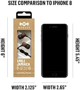 Ausinės Marley | Earbuds | Smile Jamaica | su laidu | į ausis įkišamos | Mikrofonas | Brass