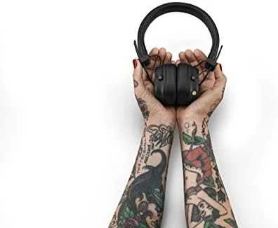 Ausinės Marshall Major IV Bluetooth, Juodos spalvos