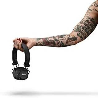 Ausinės Marshall Major IV Bluetooth, Juodos spalvos