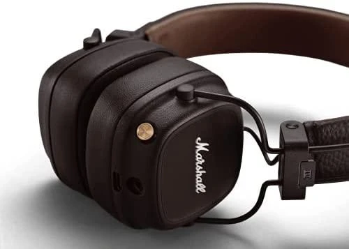 Ausinės Marshall Major IV Bluetooth, Rudos spalvos
