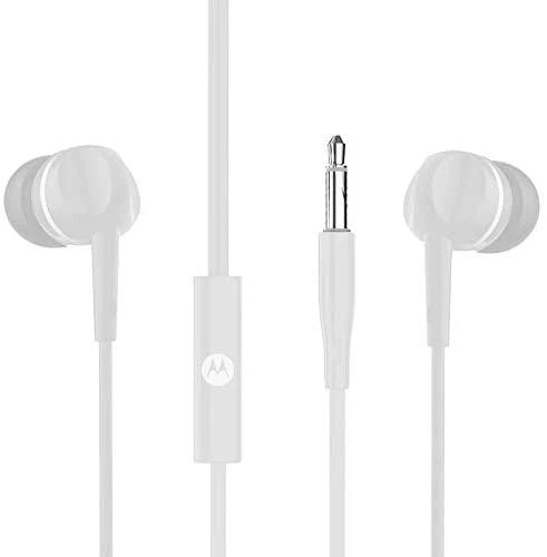 Ausinės į ausis Motorola laidinės, baltos / 114704