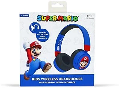 OTL Technologies Super Mario Blue belaidės ausinės vaikams
