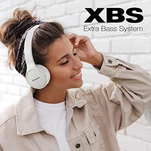 Belaidės gatvės ausinės Panasonic RB-HF420BE-W, Baltos