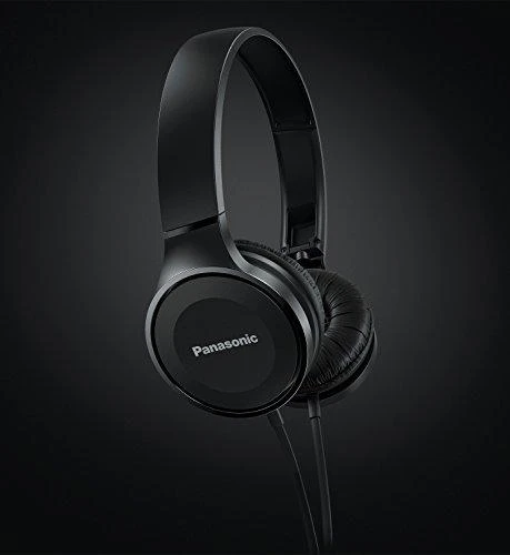 Stereofoninės ausinės Panasonic RP-HF100E-K, Juodos