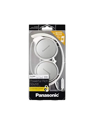 Stereofoninės ausinės Panasonic RP-HF300M su mikrofonu Baltos