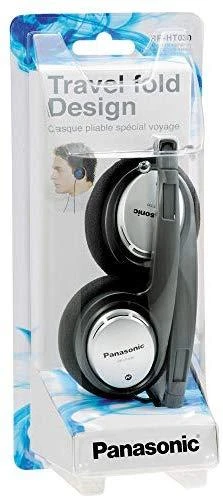 Sulankstomos kelioninės lengvos ausinės Panasonic RP-HT030E-S, Sidabrinės