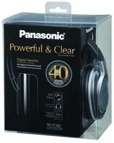 Goobay Ausinės ant ausų Panasonic RP-HTF295E-K