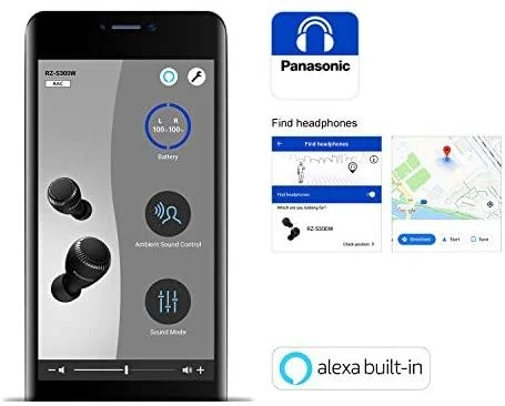TWS Belaidės ausinės Panasonic RZ-S300WE-G, Žalios