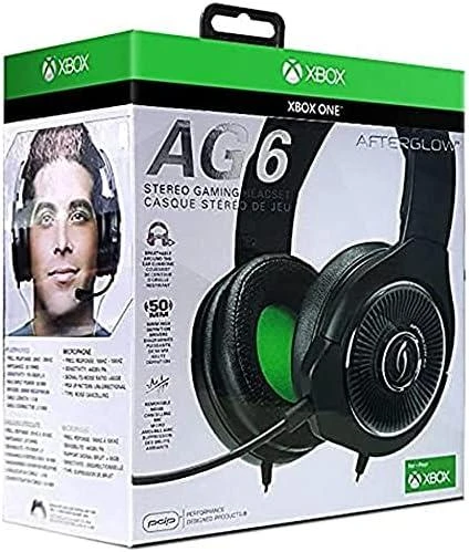 PDP Afterglow AG6 (juoda) laidinės ausinės su mikrofonu | XBOX