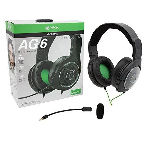 PDP Afterglow AG6 (juoda) laidinės ausinės su mikrofonu | XBOX