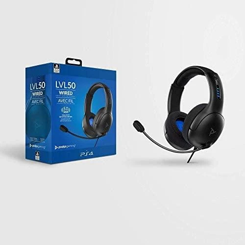 Laidinės ausinės PDP Gaming LVL 50, pilkos (PS4)