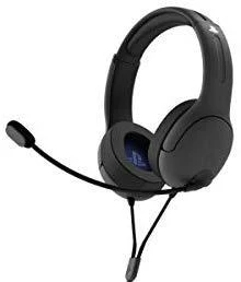 Žaidimų ausinės PDP Gaming LVL 40, skirtos PS4, Pilkos