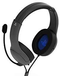 Žaidimų ausinės PDP Gaming LVL 40, skirtos PS4, Pilkos