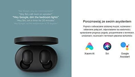 Xiaomi Redmi Earbuds Basic 2 TWS ausinės bluetooth 5.0, Juodos