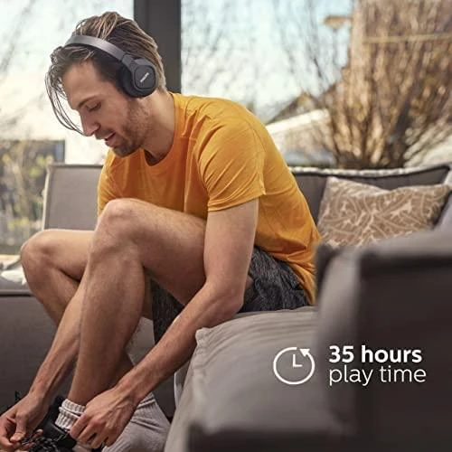 Belaidės ausinės Philips TAA4216BK, Juodos