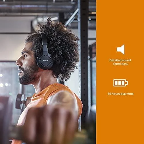 Belaidės ausinės Philips TAA4216BK, Juodos