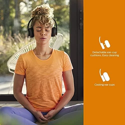 Belaidės ausinės Philips TAA4216BK, Juodos
