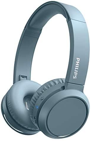 BASS+ Ant ausų dedamos belaidės ausinės Philips TAH4205BL / 00, Mėlynos |  Varle.lt