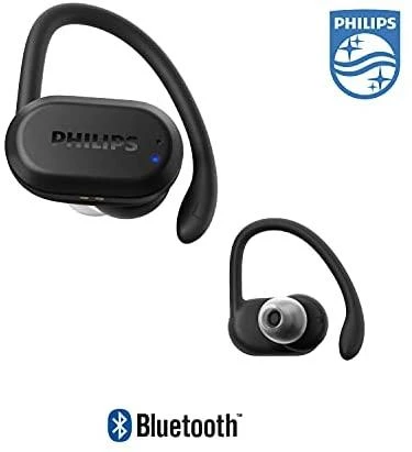 Belaidės sportinės ausinės Philips TAA7306BK/00, Juodos