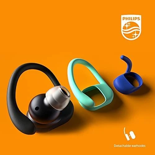 Belaidės sportinės ausinės Philips TAA7306BK/00, Juodos