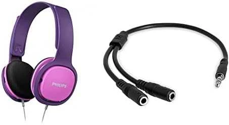 Vaikiškos ausinės Philips SHK2000PK/00 Rožinės ir violetinės