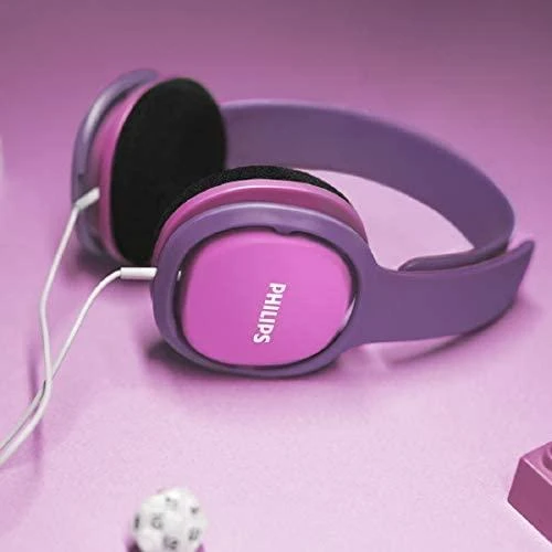 Vaikiškos ausinės Philips SHK2000PK/00 Rožinės ir violetinės