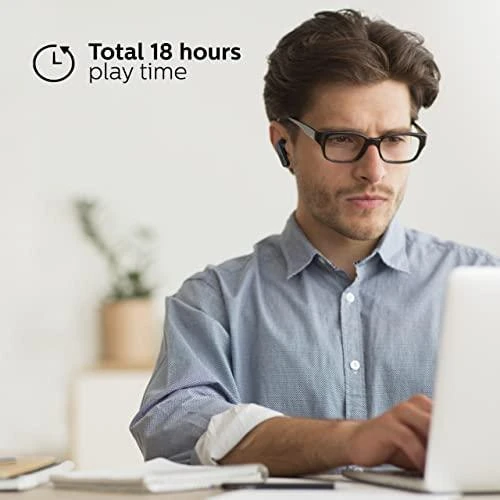 Philips TAT2236BK|00 belaidės ausinės, Juodos