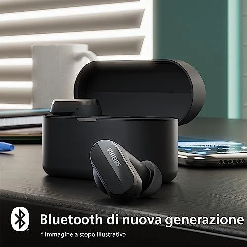Philips True Belaidės Ausinės TAT3508WT/00, IPX4 atsparumas vandeniui, triukšmo slopinimas, iki 21 valandų grojimo laikas, Baltos spalvos