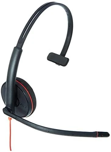 POLY PLANTRONICS BLACKWIRE ausinės C3210, laidinės, monofoninės, USB-C, optimizuotos vieningam ryšiui