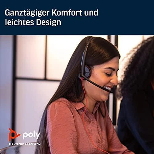 Poly Blackwire C3210 vienpusės ausinės su mikrofonu