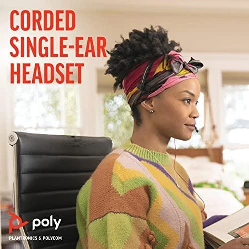 POLY PLANTRONICS BLACKWIRE ausinės C3210, laidinės, monofoninės, USB-C, optimizuotos vieningam ryšiui