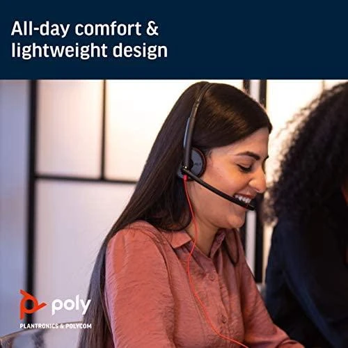 Poly Blackwire C3220 ausinės su mikrofonu