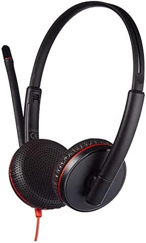 Plantronics Poly BLACKWIRE,C3225 USB-A Poly USB-A Ausinės Su mikrofonu Juodas USB Type-A su laidu