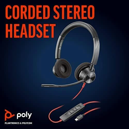 Poly Blackwire 3320 su USB-C kabeliu