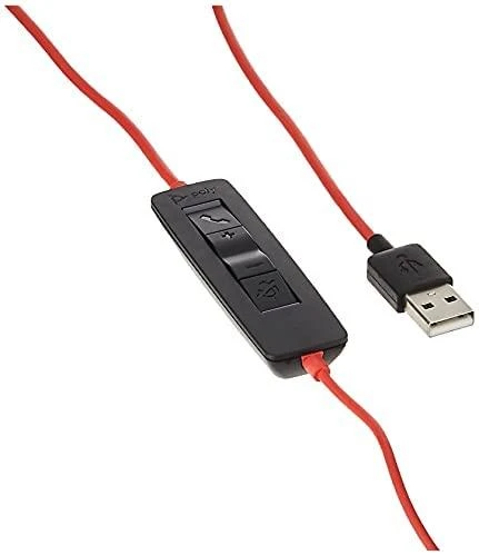 Ausinės Hewlett Packard (HP) Plantronics POLY Blackwire 3320 BW3320 USB-A